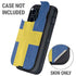 Sweden Flag Distressed Otterbox Defender iPhone Skin
